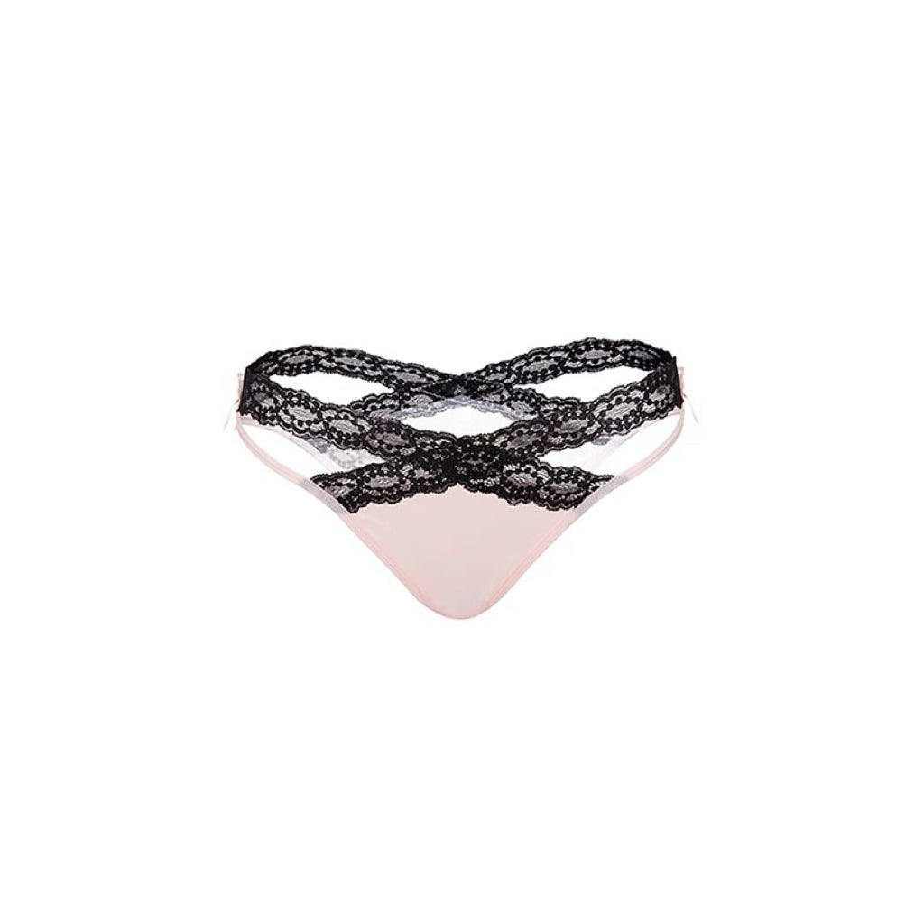 Sexy Cross Lace Brief Panty