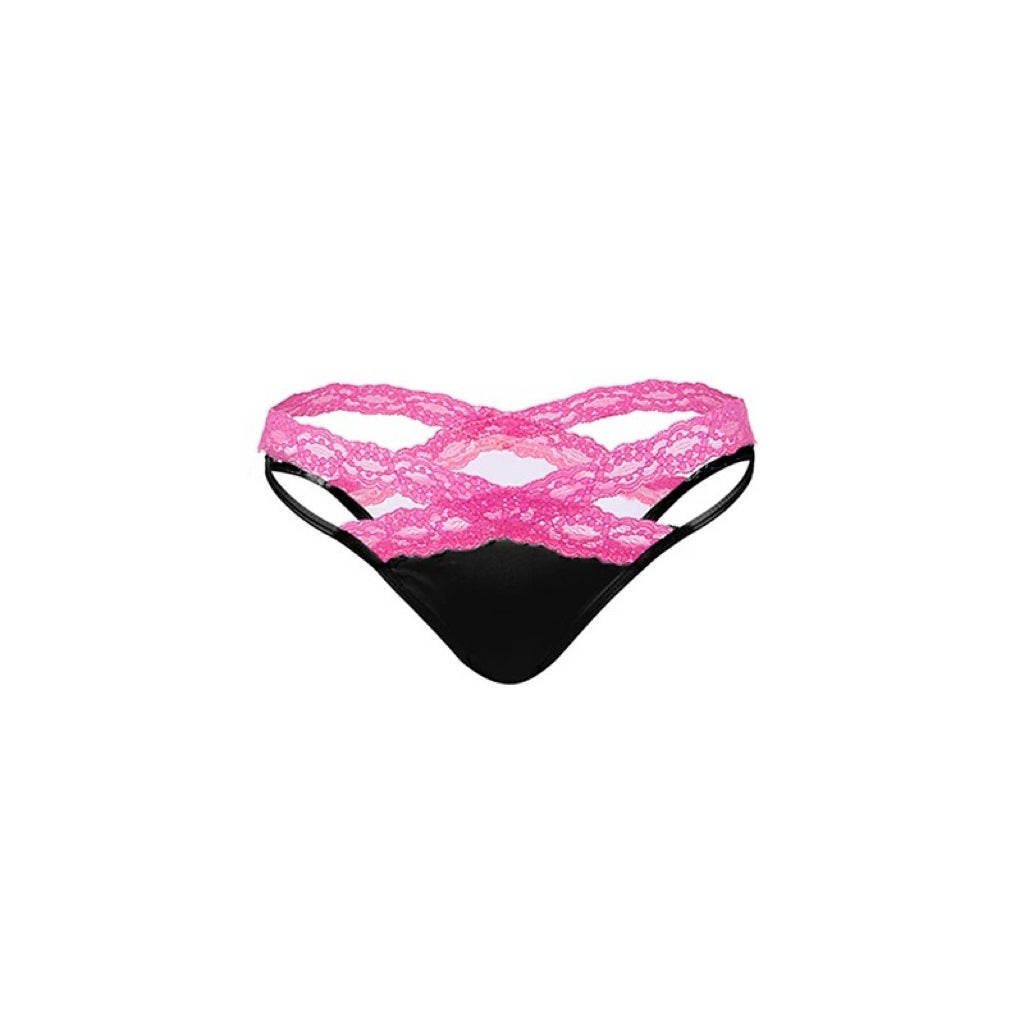 Sexy Cross Lace Brief Panty