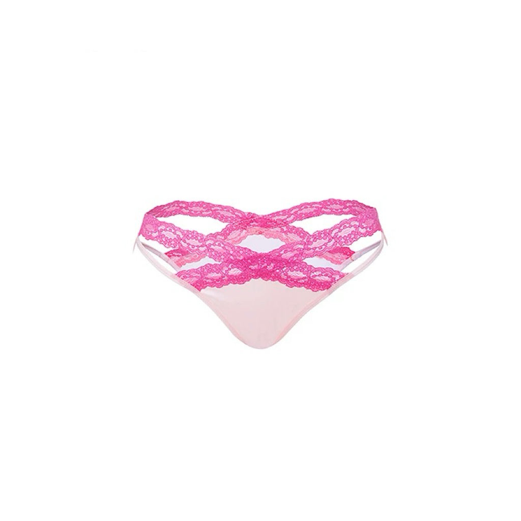 Sexy Cross Lace Brief Panty