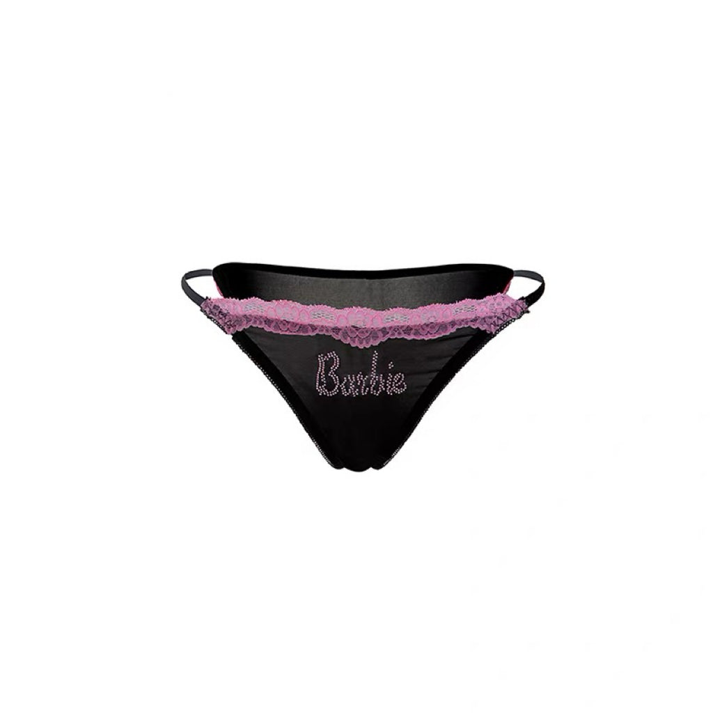 Silky Touch Lace-Trim String Bikini Brief Panty